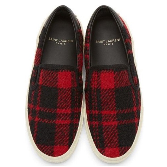 saint laurent slip ons